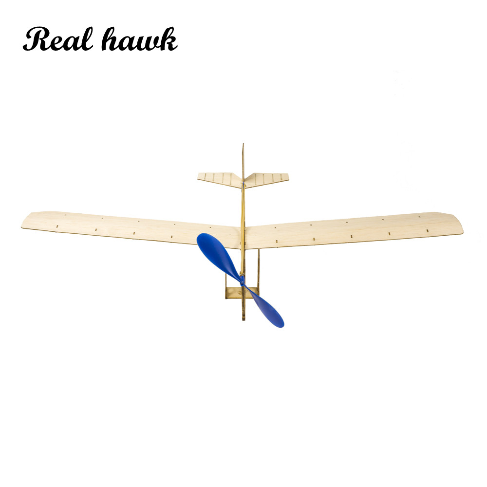 Science Project Diy - Kit d'avion alimenté par élastique STEM,