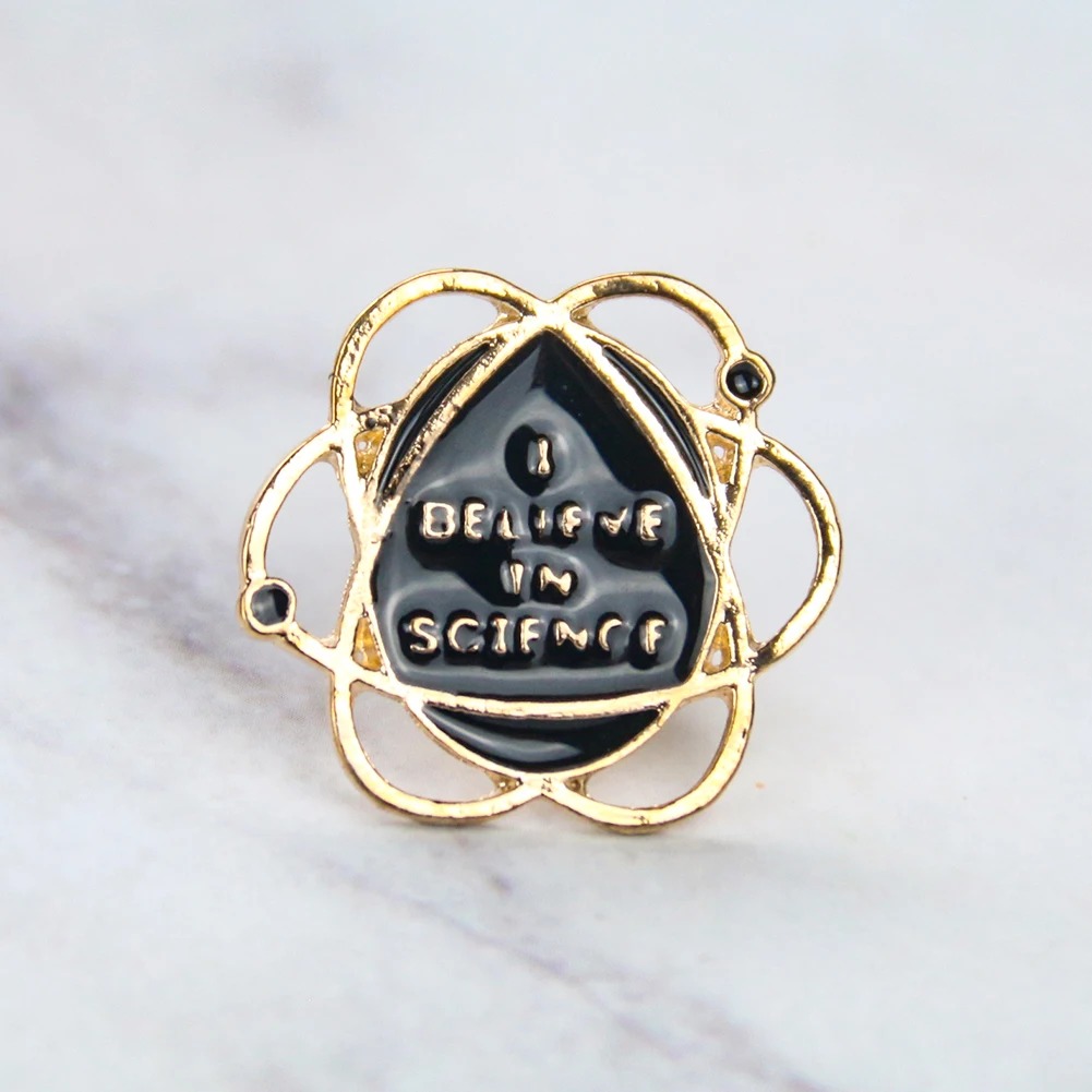 Science Hunter - Broche d'atome sur le thème scientifique,