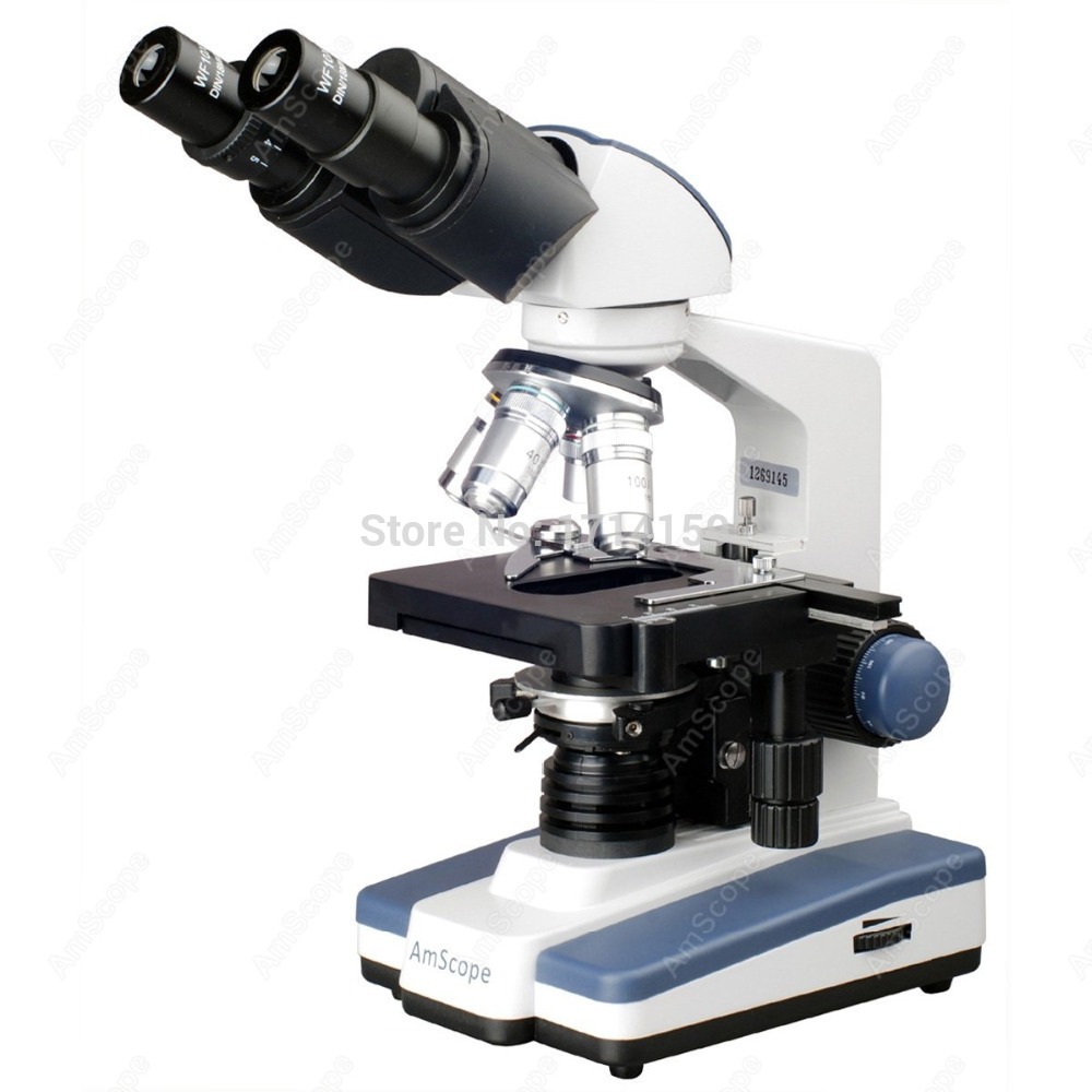 Amscope Microscope Compound 40X-1000X - Microscope composé binoculaire LED AmScope pour
