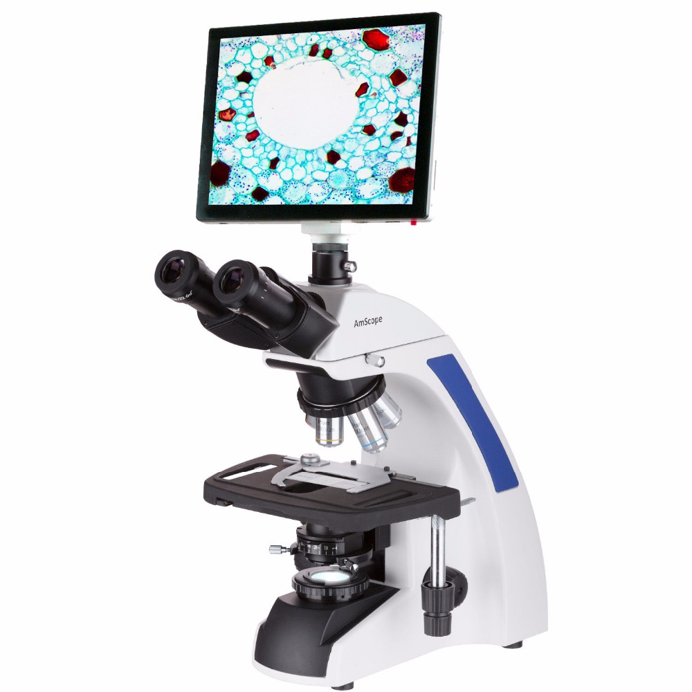 Amscope Microscope Compound 40X-1000X - Microscope composé trinoculaire AmScope série T720