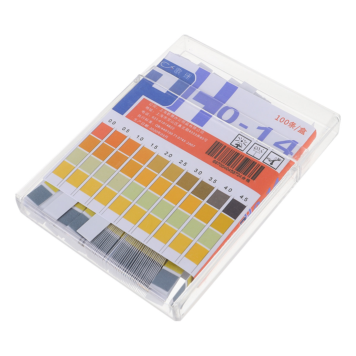 Ph Strip Test - 100 pièces de bandelettes de test
