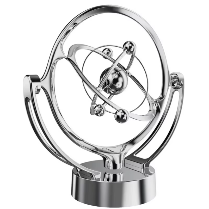 Newton Cradle Large - Décoration Scientifique : Pendentif Magnétique Rotatif