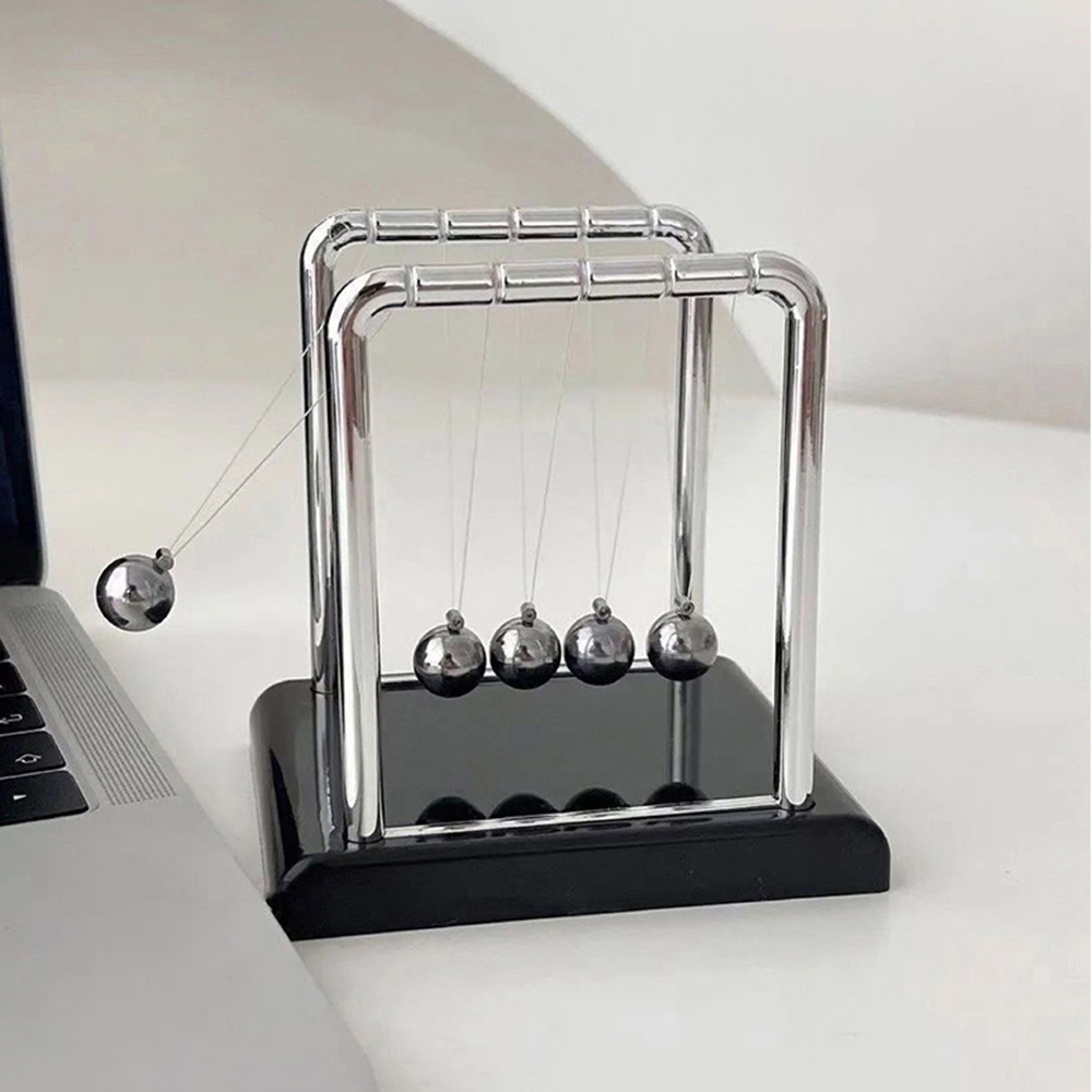 Newton Cradle Large - Boule magnétique pivotante à mouvement perpétuel,