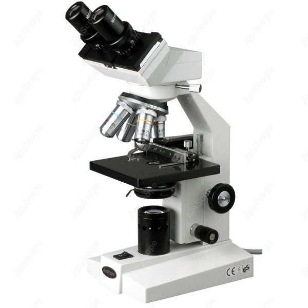 Amscope Microscope Compound 40X-1000X - Microscope composé biologique binoculaire AmScope série
