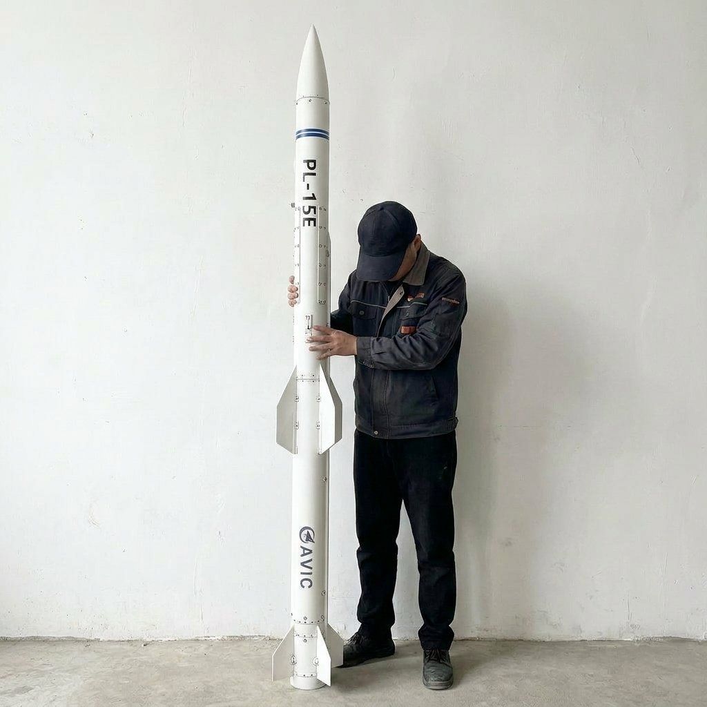 Science Exhibition Models - Modèle de missile aérien chinois PL-15E