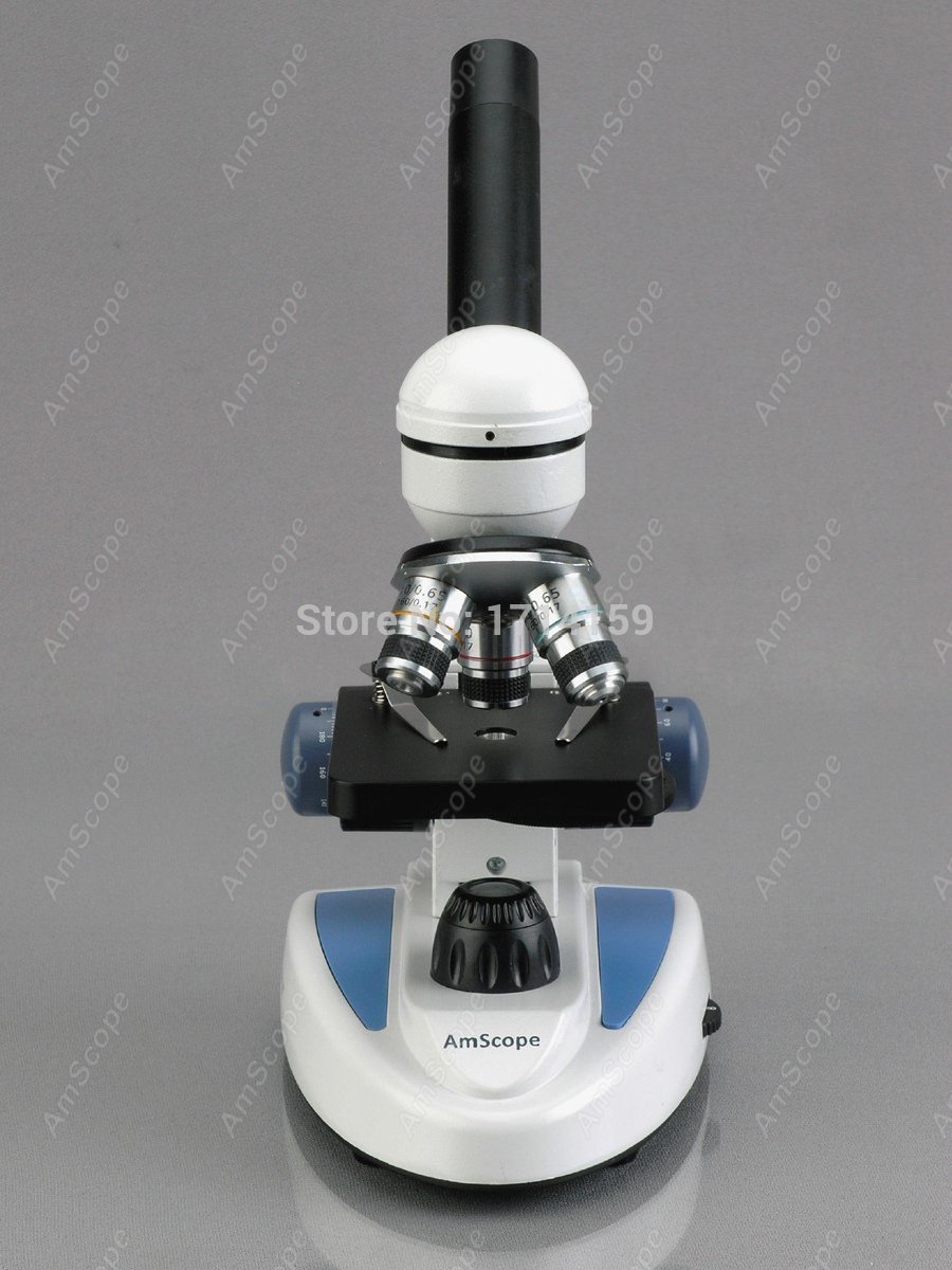 Microscope composé à tête mono - Amscope Microscope Compound 40X-1000X avis et prix
