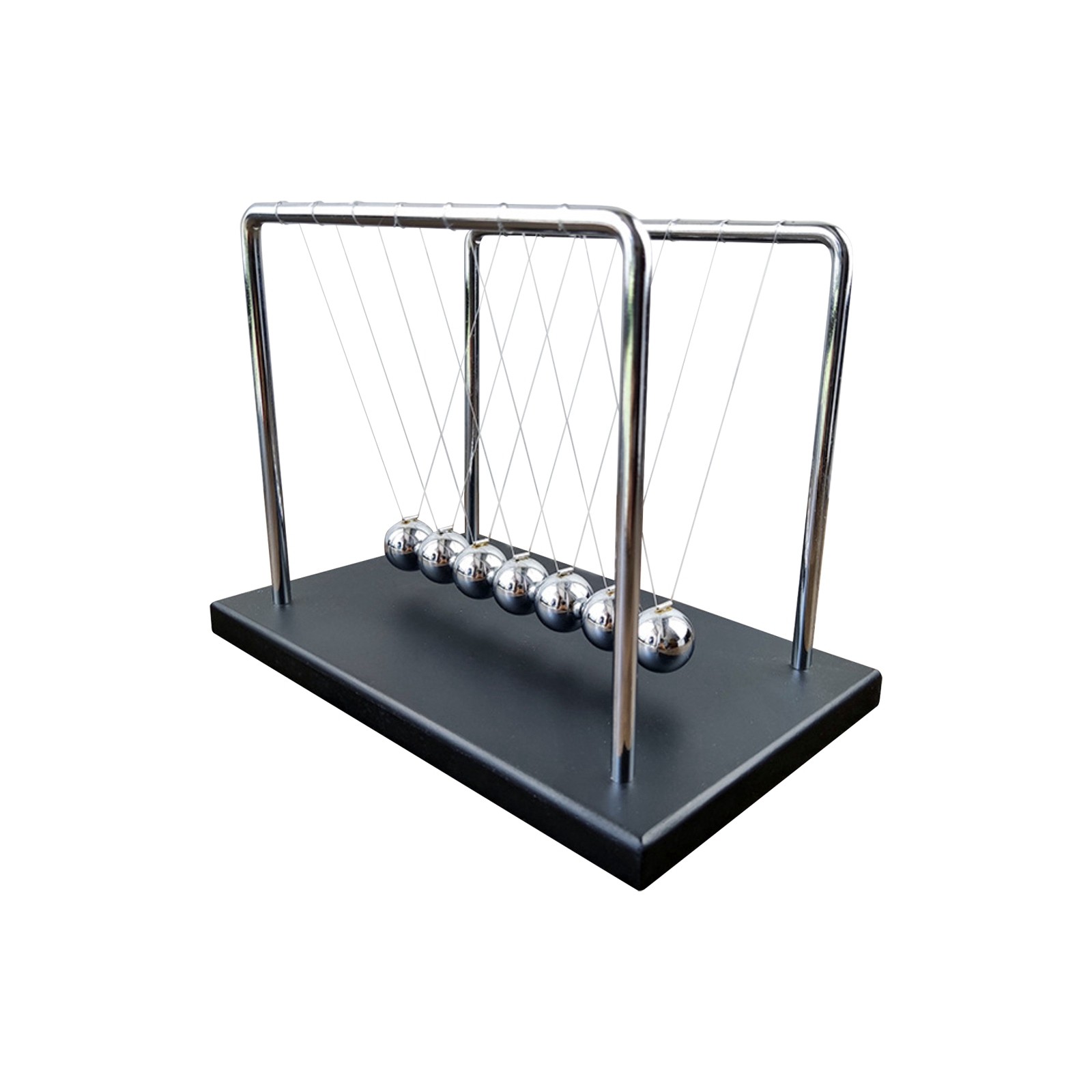 Boule de pendule Newton en mét - Newton Cradle Large avis et prix