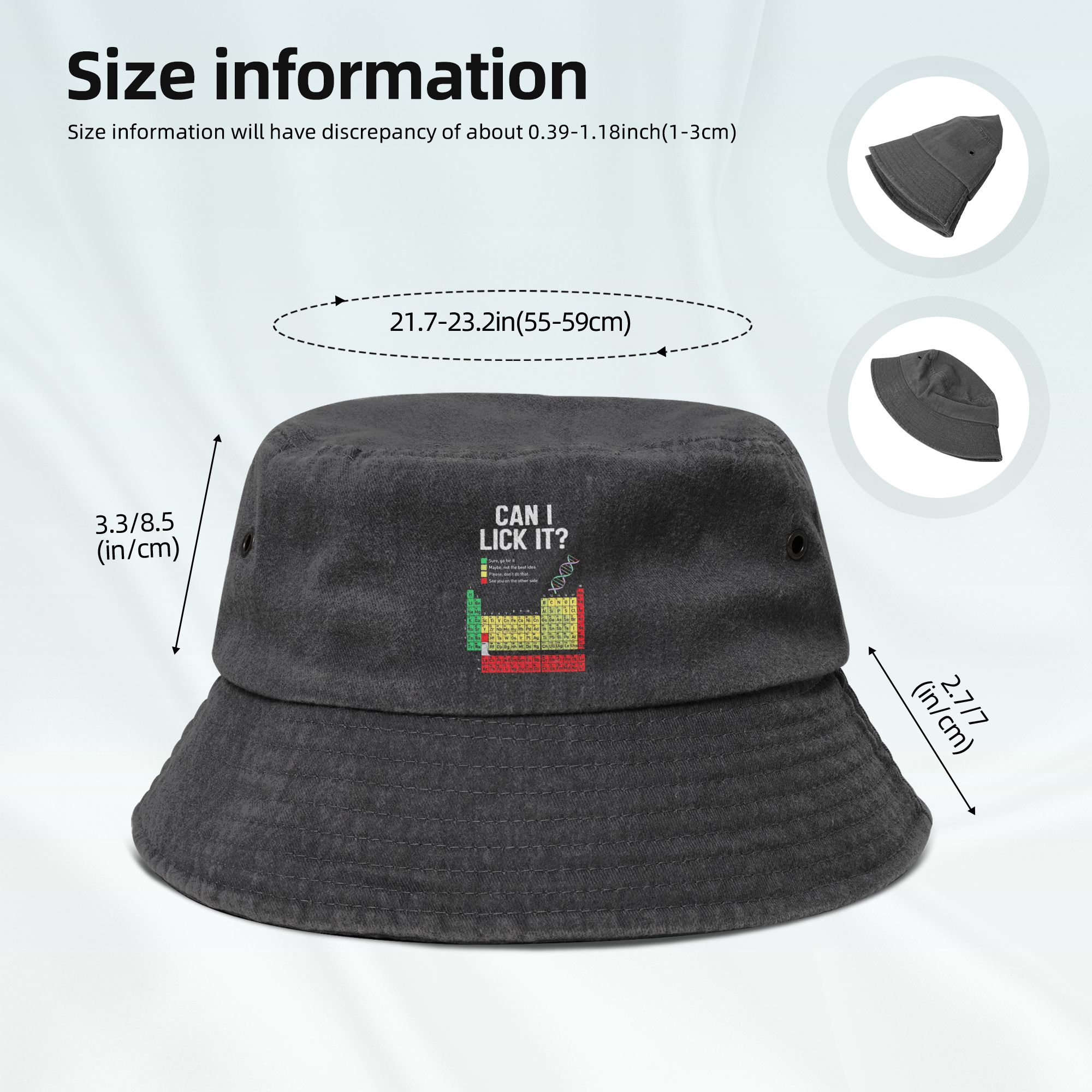 Chapeau Bob en Denim Délavé et - Science Bob avis et prix