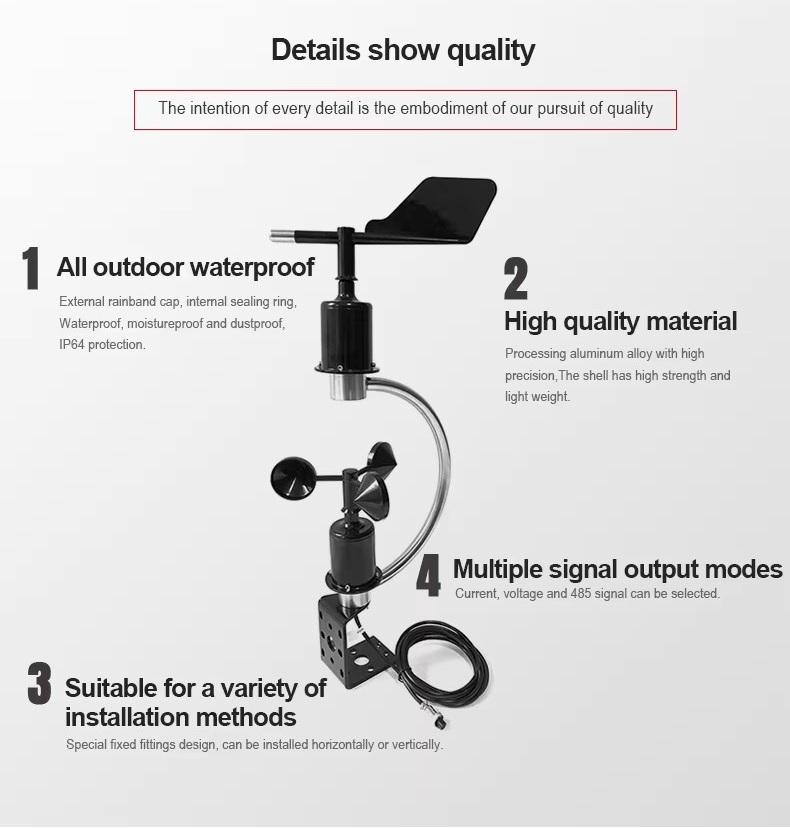Anémomètre numérique extérieur - Anemometer Wind Speed avis et prix