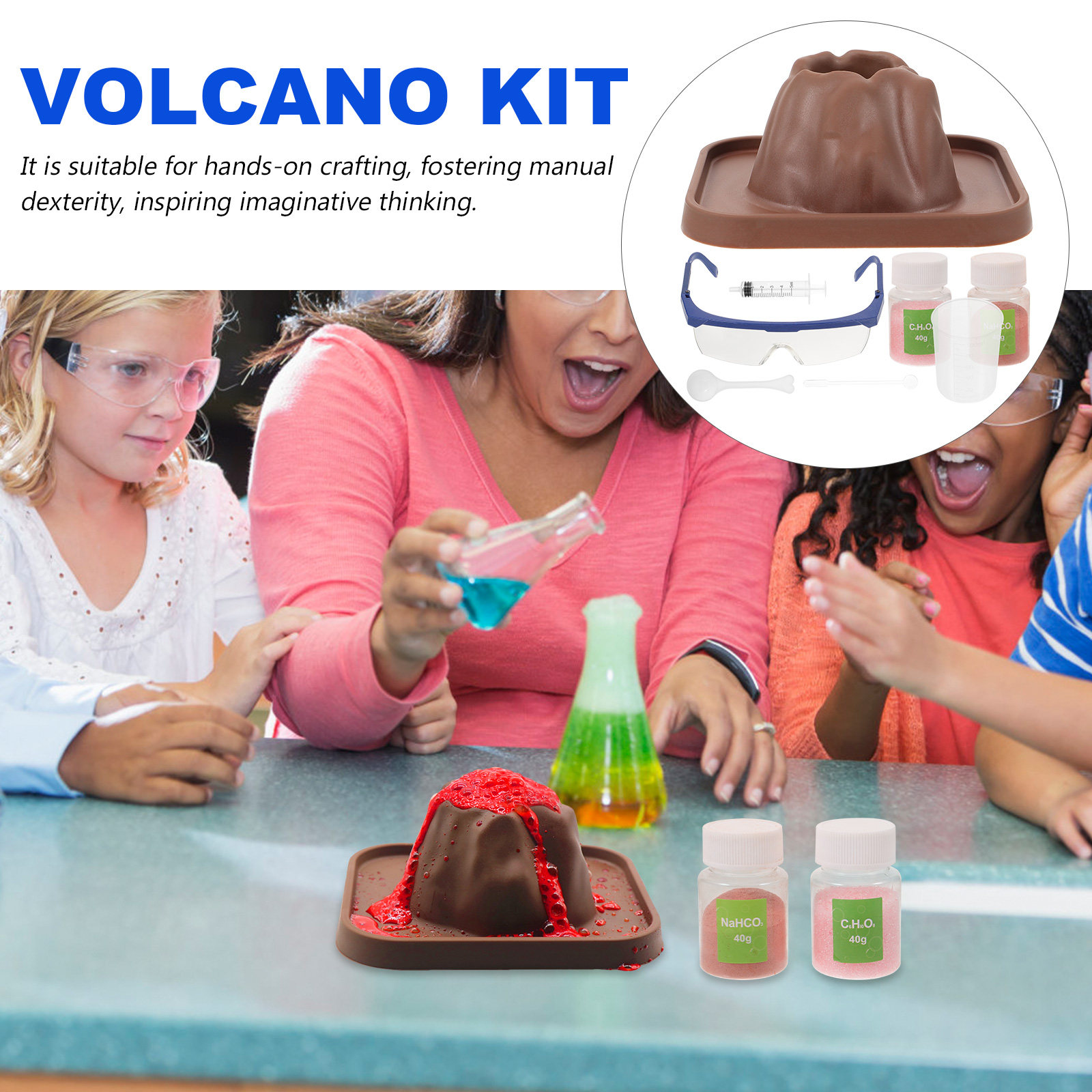 Kit scientifique d'expérimenta - Volcano Kit Eruption avis et prix