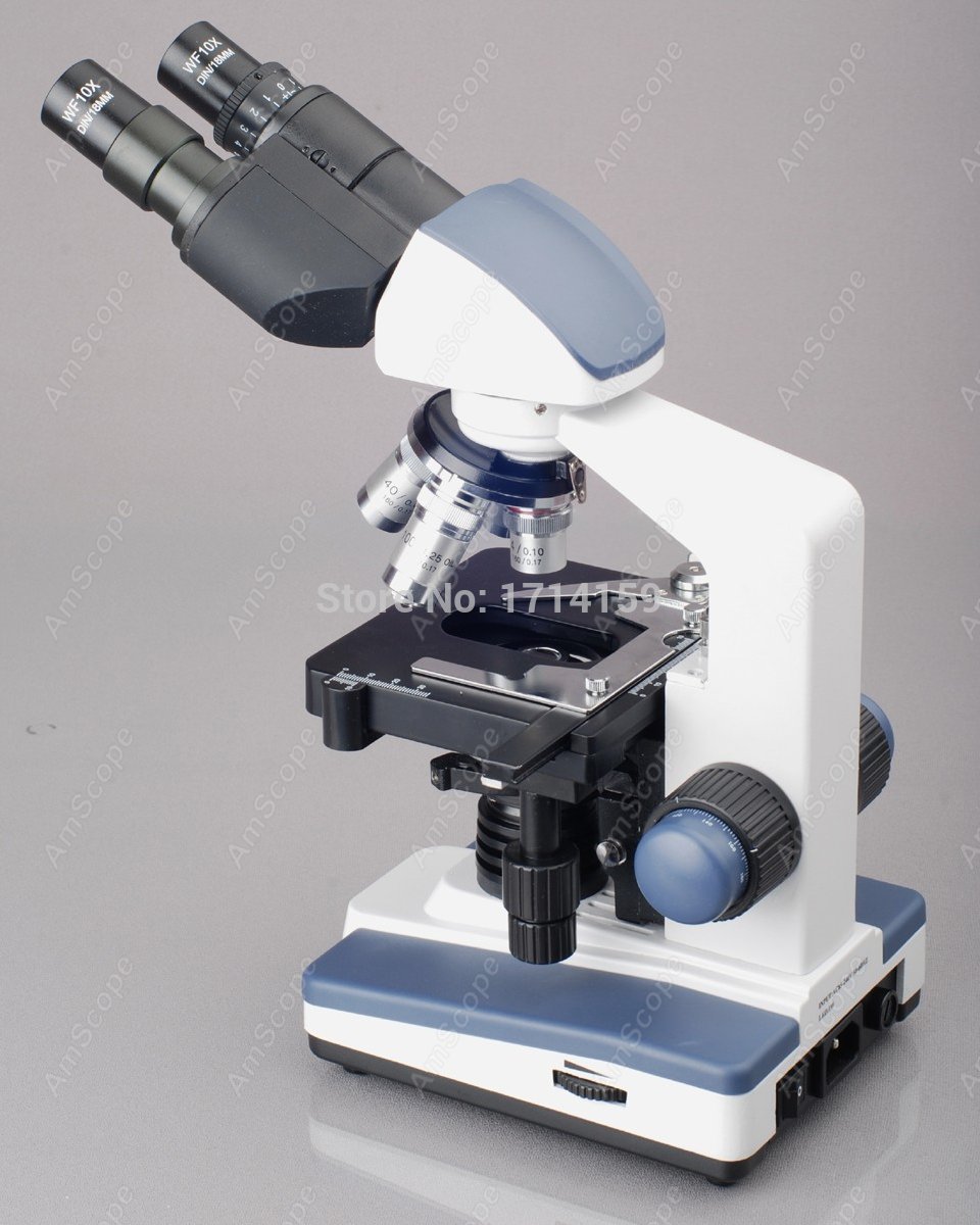 Microscope composé binoculaire - Amscope Microscope Compound 40X-1000X avis et prix