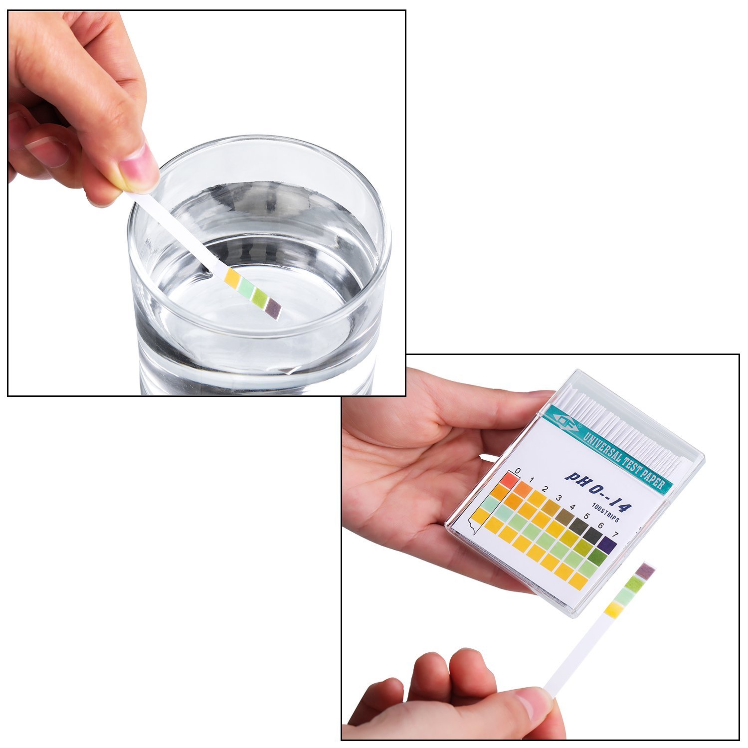 100 bandes 0-14 PH acide alcal - Ph Strip Test avis et prix