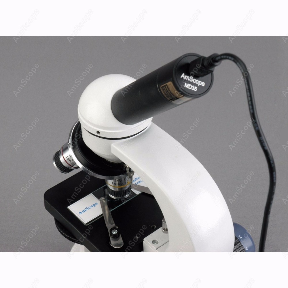 Microscope composé monoculaire - Amscope Microscope Compound 40X-1000X avis et prix