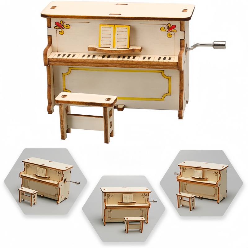 Piano à manivelle DIY pour enf - Science Diy Model avis et prix