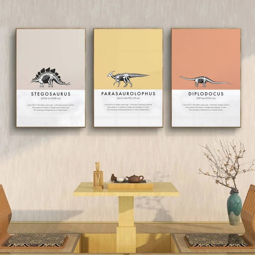 Affiche de squelette de dinosa - Science Nursery avis et prix